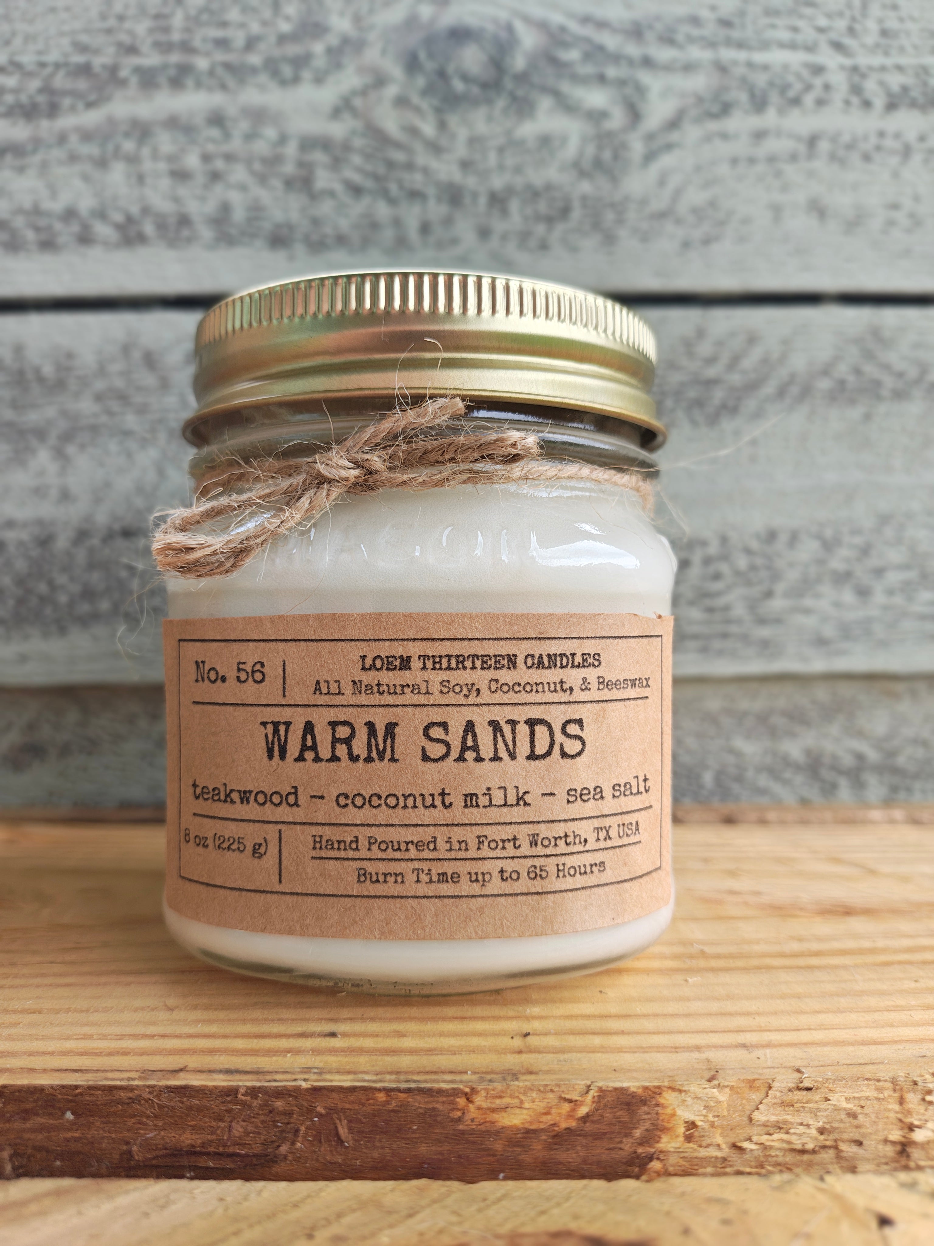 Warm Sands – Teakwood, Coconut Milk & Sea Salt