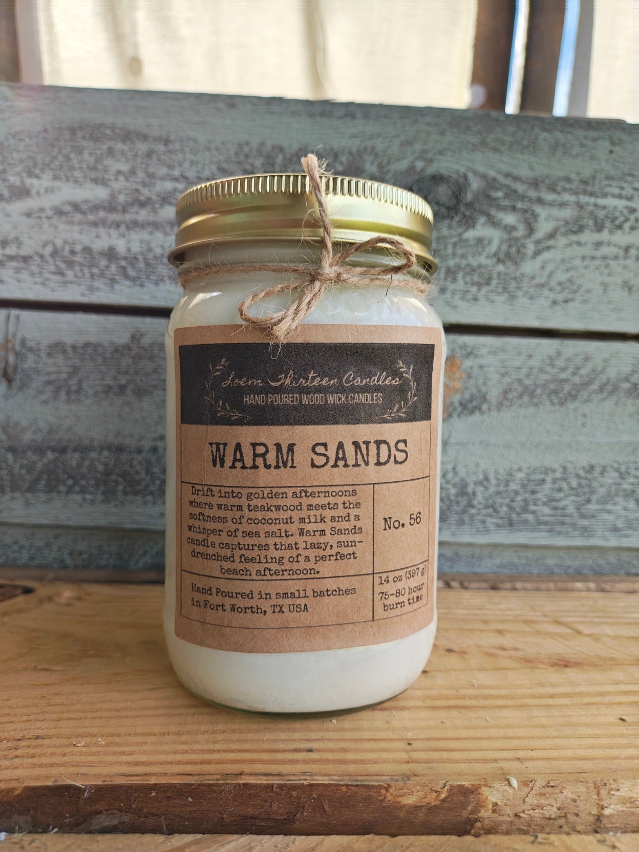 Warm Sands – Teakwood, Coconut Milk & Sea Salt